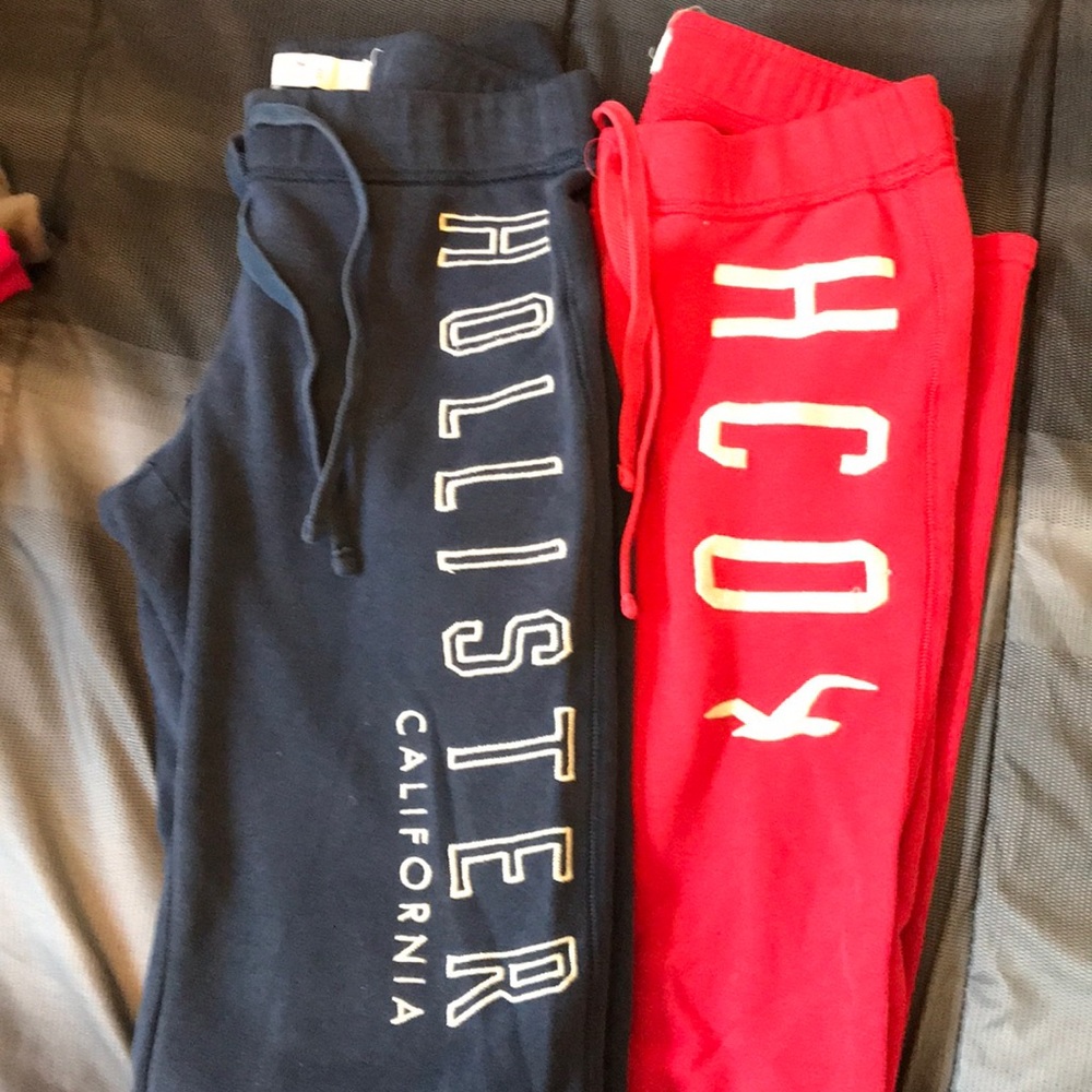 2pair of hollister co lounge pants